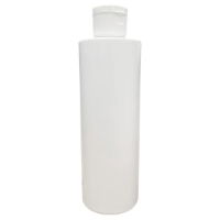 Image of an empty 236ml plastic squeeze bottle with flip-top cap, suitable for paint, cosmetics, glazes, and travel use