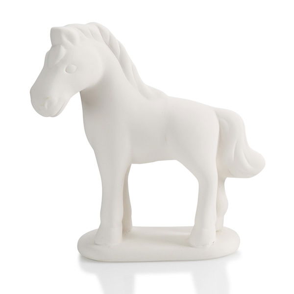 7369 Horse Party Animal plain bisque