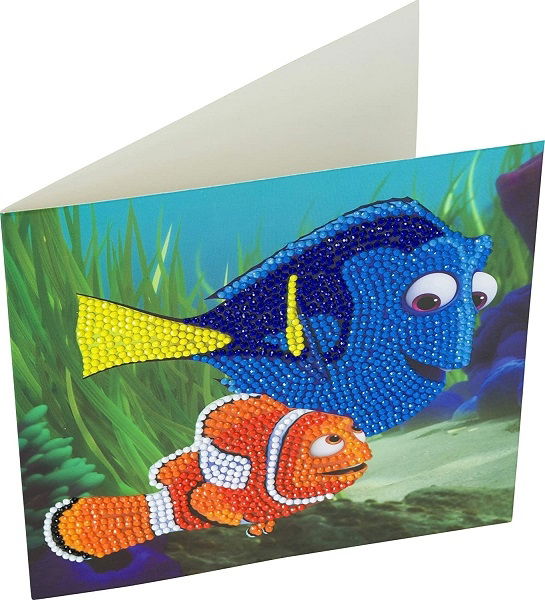 CCK-DNY800 Dory & Marlin Disney Crystal Art Card Kit full card