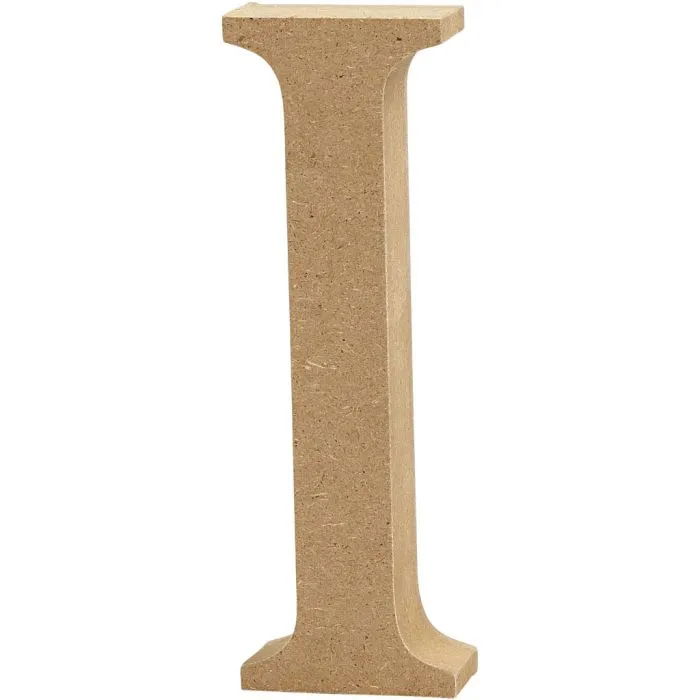 LETTER I - MDF - H: 13cm WIDTH 2cm
