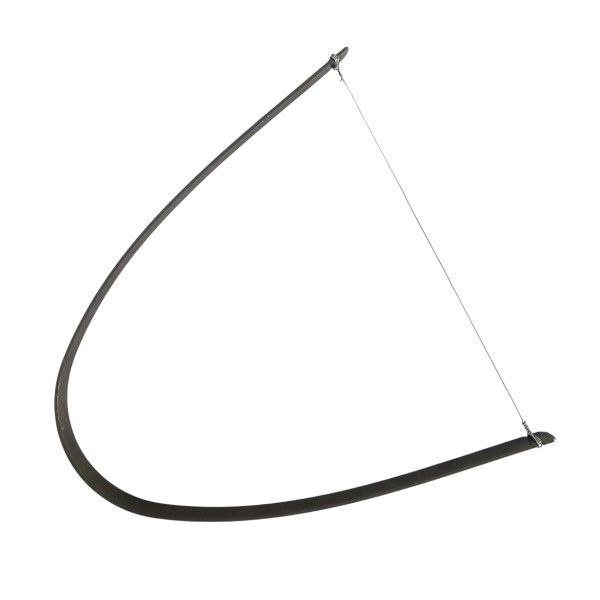 120mm clay cutting harp with stainless steel wires for precise clay slicing and shaping in pottery and ceramic sculpting.