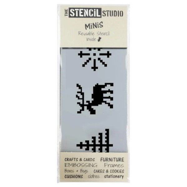 Moose Border Mini Craft Stencil