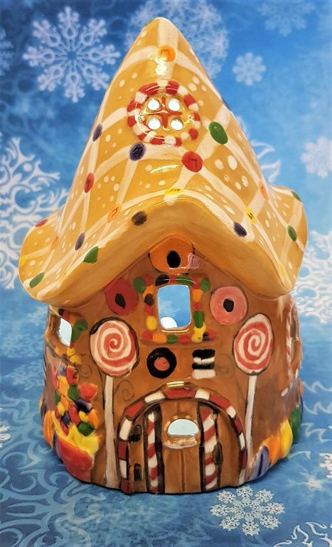 Gingerbread Style Fairy House