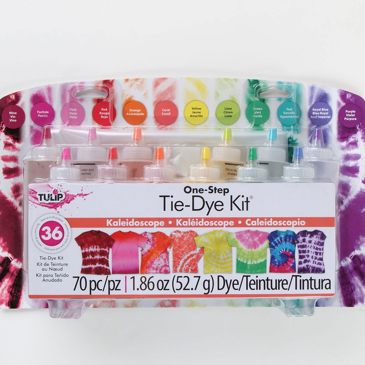 Kaleidoscope One-Step Tie-Dye Kit 