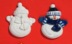 BISQUIES SNOWMAN 2.5" l